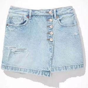 A&E Light Wash Mom Skort